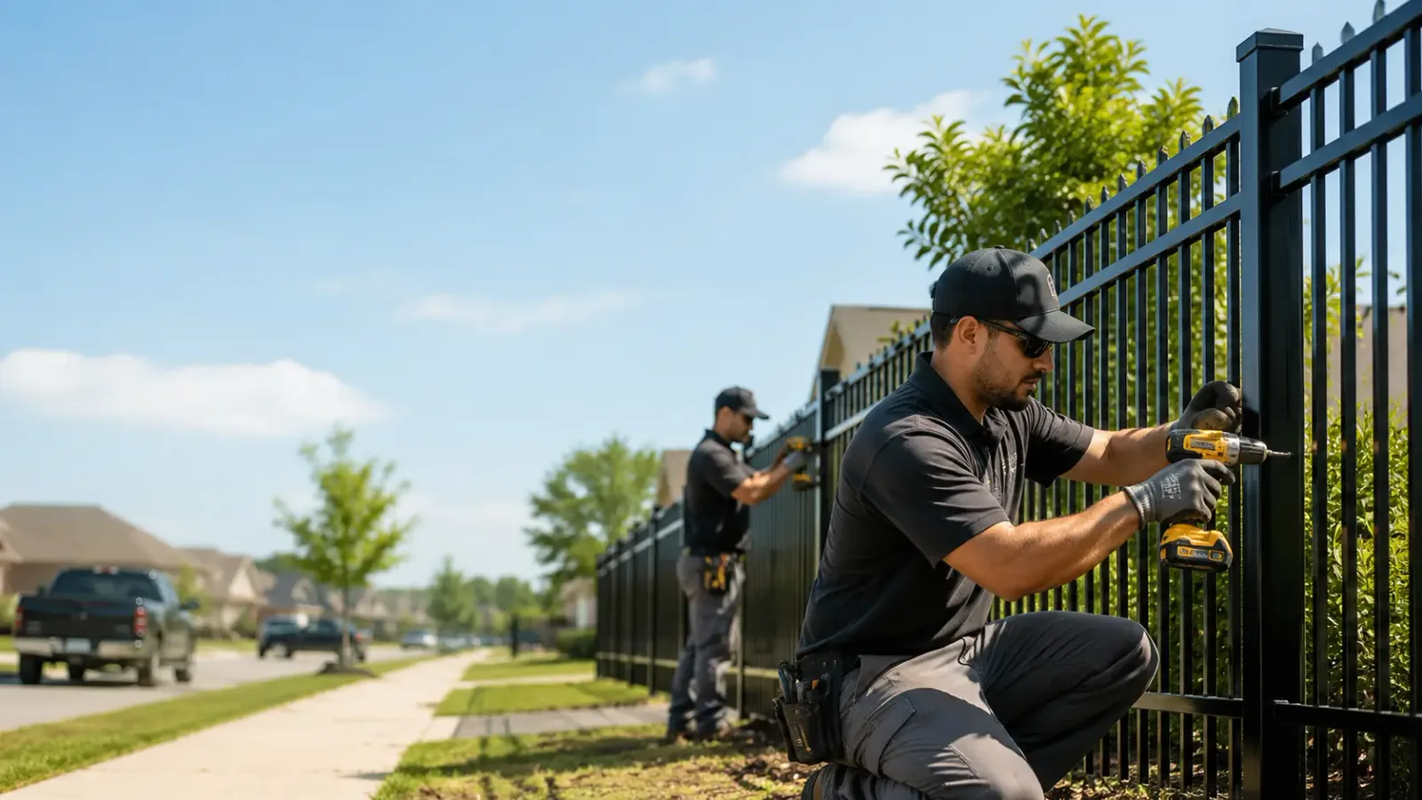 Metal Fence Installation in Troy, WV